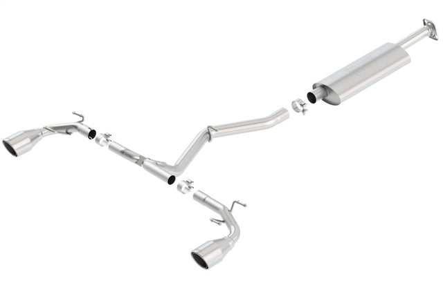 Borla 13-15 Scion FR-S 2.0L 4cyl 6spd / 13 Subaru BRZ 2.0L 4cyl 6spd SS Catback Exhaust - RPL Performance