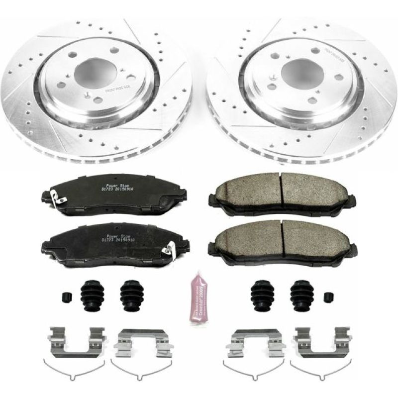 Power Stop 17-19 Acura MDX Front Z23 Evolution Sport Brake Kit