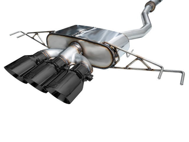 AWE Tuning 2023 Honda Civic Type R FL5 Touring Edition Exhaust w/ Triple Diamond Black Tips - RPL Performance