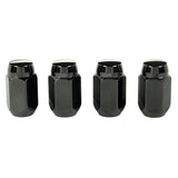 McGard Hex Lug Nut (Cone Seat) M12X1.5 / 13/16 Hex / 1.5in. Length (4-pack) - Black - RPL Performance