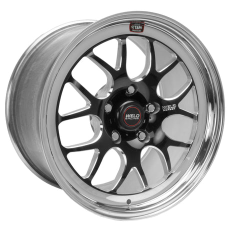 Weld S77 17x5 / 5x4.5 BP / 2.2in. BS Black Wheel (High Pad) - Non-Beadlock - RPL Performance