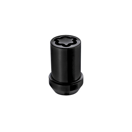 McGard Wheel Lock Nut Set - 4pk. (Tuner / Cone Seat) M12X1.5 / 13/16 Hex / 1.24in. Length - Black - RPL Performance