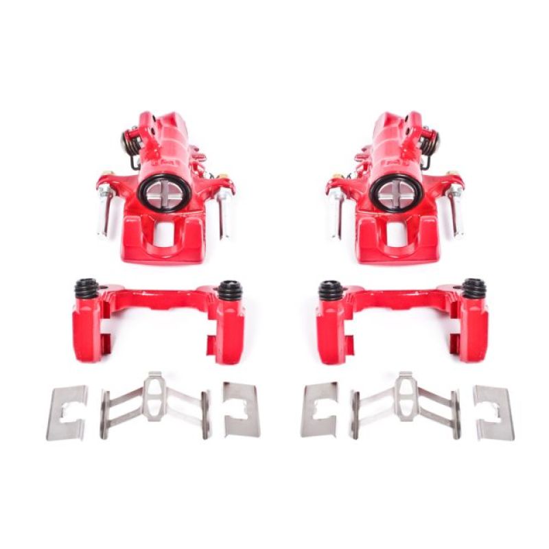 Power Stop 01-05 Acura EL Rear Red Calipers w/Brackets - Pair - RPL Performance