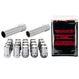 McGard SplineDrive Tuner 5 Lug Install Kit w/Locks & Tool (Cone) M12X1.5 / 13/16 Hex - Chrome - RPL Performance