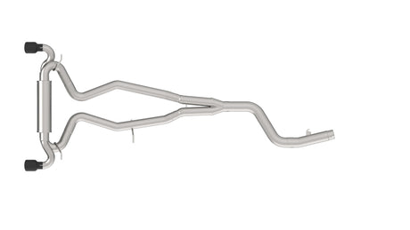 Kooks 2020 Toyota Supra 3.5in x 3in SS Catback Exhaust w/Black Tips - RPL Performance