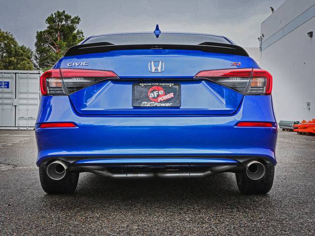 aFe 22-23 Honda Civic Si L4 1.5L (t) Takeda 2.5in to 3in 304 SS Cat-Back Exhaust w/ Polished Tips - RPL Performance