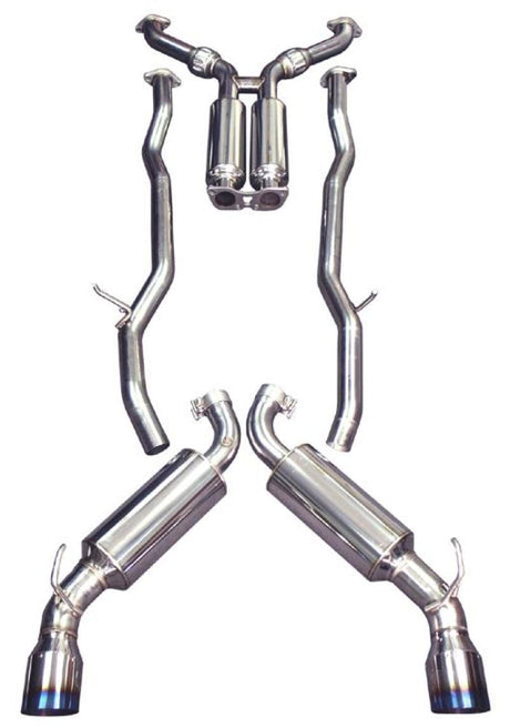 Injen 13-20 Subaru BRZ/Toyota 86 2.0L 4cyl SS CB Exhaust w/ Dual Injen Embossed Muffler - RPL Performance