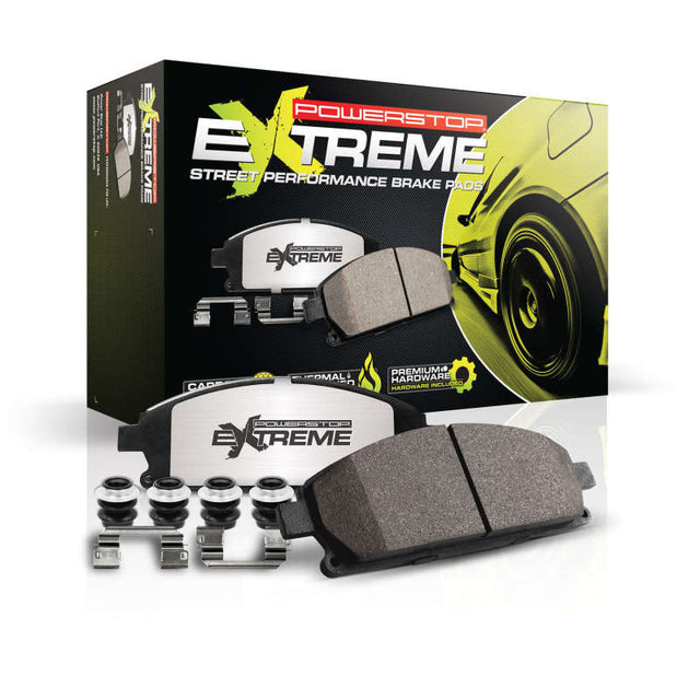 Power Stop 01-05 BMW 330Ci Rear Z26 Extreme Street Brake Pads w/Hardware - RPL Performance