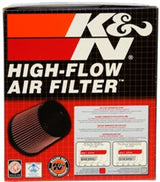 K&N Filter Universal Clamp-On Filter-Round Tapered 2.75in Flange ID x 6in Base OD x 5in Top OD