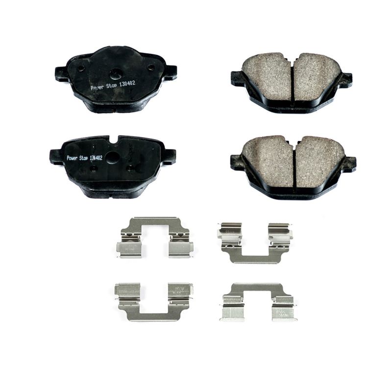 Power Stop 11-16 BMW 528i Rear Z17 Evolution Ceramic Brake Pads w/Hardware