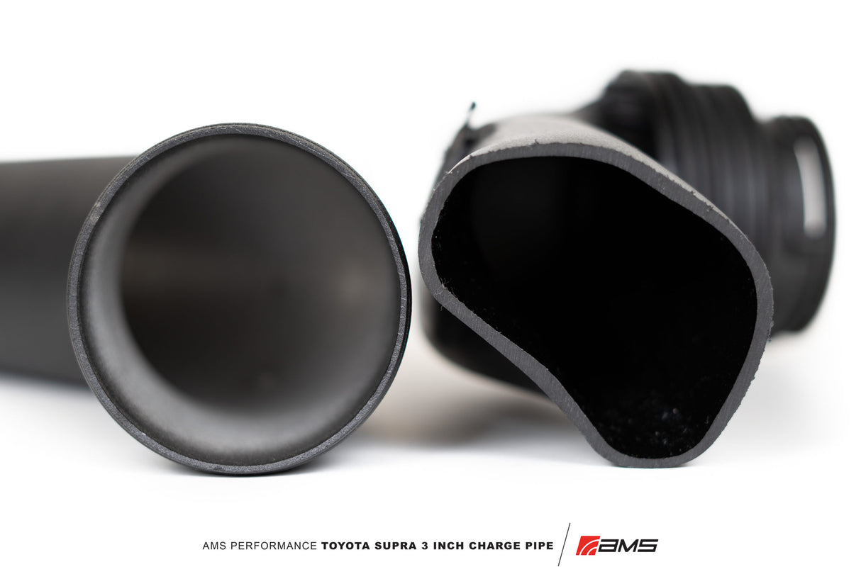 AMS Performance 2020+ Toyota Supra A90 Aluminum 3in Charge Pipe Kit