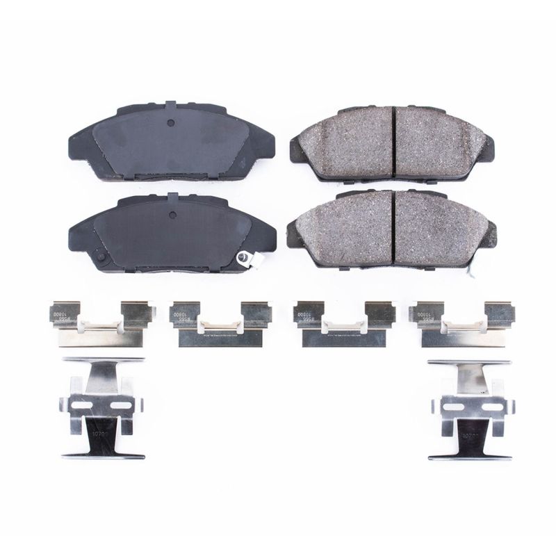 Power Stop 90-93 Honda Accord Front Z17 Evolution Ceramic Brake Pads w/Hardware - RPL Performance