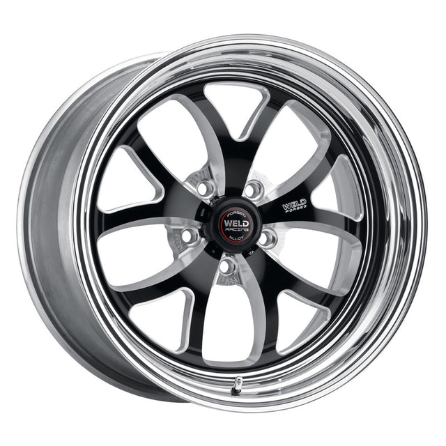 Weld S76 18x9 / 5x4.5 BP / 6.1in. BS Black Wheel (High Pad) - Non-Beadlock - RPL Performance