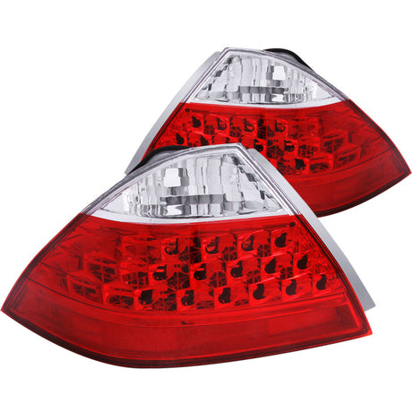 ANZO 2006-2007 Honda Accord Taillights Red/Clear - RPL Performance