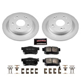 Power Stop 13-15 Acura ILX Rear Z17 Evolution Geomet Coated Brake Kit - RPL Performance