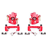 Power Stop 94-01 Acura Integra Rear Red Calipers w/Brackets - Pair - RPL Performance