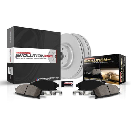 Power Stop 14-15 Acura ILX Front Z17 Evolution Geomet Coated Brake Kit - RPL Performance