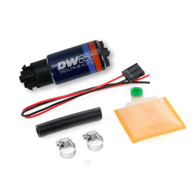 DeatschWerks 265 LPH Compact In-Tank Fuel Pump w/ Clips & Universal Install Kit