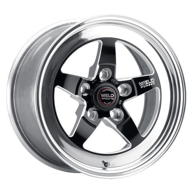 Weld S71 15x9 / 5x4.5 BP / 7.5in. BS Black Wheel (Low Pad) - Non-Beadlock - RPL Performance