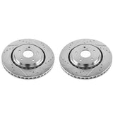 Power Stop 14-16 Acura MDX Front Evolution Drilled & Slotted Rotors - Pair