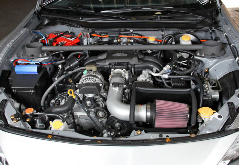 K&N 13 Subaru BRZ 2.0L / 13 Scion FR-S 2.0L Silver 69 Series Typhoon Intake - RPL Performance