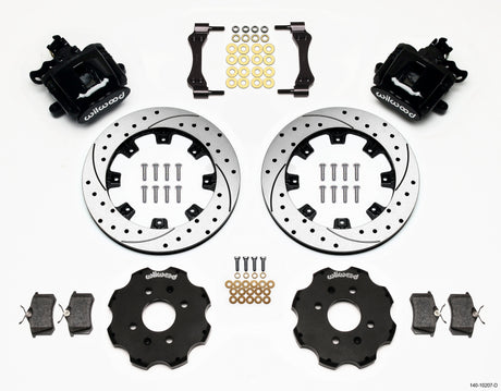 Wilwood Combination Parking Brake Rear Kit 12.19in Drilled Civic / Integra Disc 2.39 Hub Offset - RPL Performance