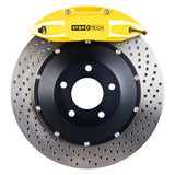 StopTech 00-05 Honda S2000 Yellow ST-40 Caliper 345x28mm Drilled Rotors Rear Big Brake Kit