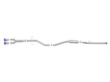 aFe Takeda 2.5in 304 SS Cat-Back Exhaust System w/ Blue Tips 17-20 Honda Civic Si Sedan I4 1.5L