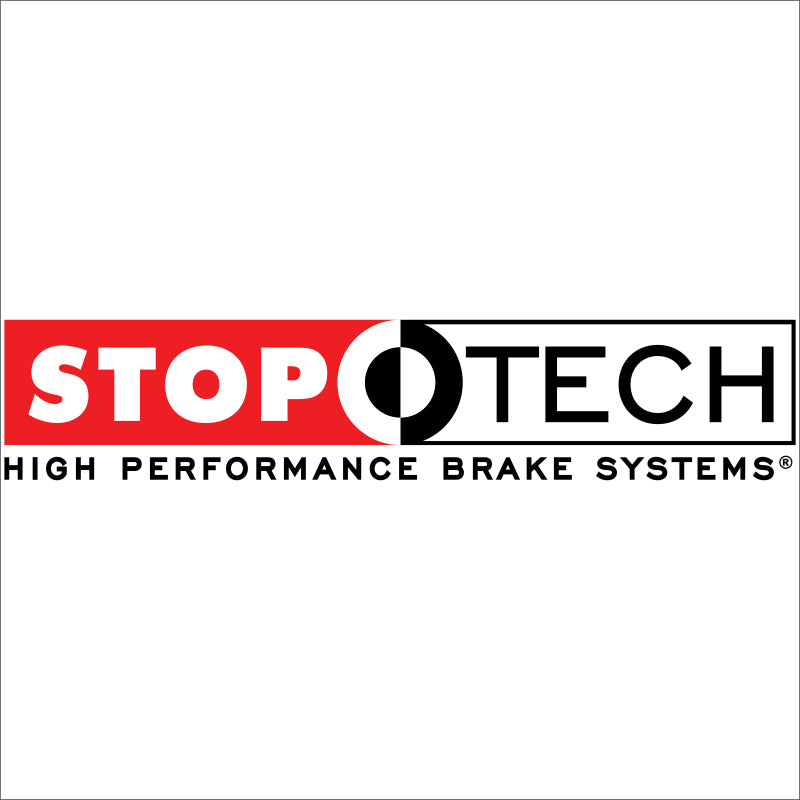 StopTech 00-09 Honda S2000 Front Left Zinc Coated Slotted 2pc Aero Rotor w/ Black Hat - RPL Performance