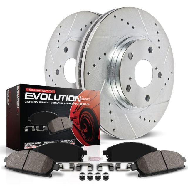 Power Stop 05-12 Acura RL Front Z23 Evolution Sport Brake Kit - RPL Performance
