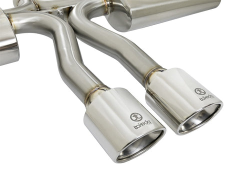 aFe Takeda 3in 304 SS Cat-Back Exhaust System w/Polished Tips 2017+ Honda Civic Si (4dr) I4 1.5L (t) - RPL Performance