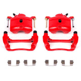 Power Stop 13-15 Acura ILX Front Red Calipers w/Brackets - Pair - RPL Performance