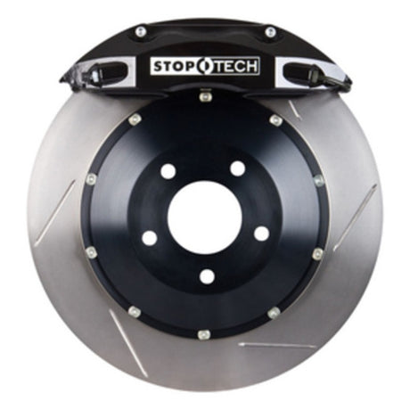 StopTech 00-05 Honda S2000 BBK Front ST-40 Black Caliper 328x28 Slotted Rotors - RPL Performance