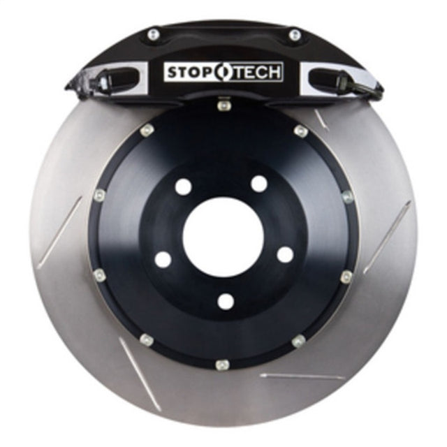 StopTech 00-05 Honda S2000 BBK Front ST-40 Black Caliper 328x28 Slotted Rotors - RPL Performance