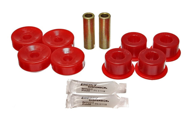 Energy Suspension 92-01 Prelude Red Rear Shock Upper and Lower Bushing Set - RPL Performance