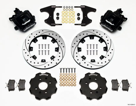 Wilwood Combination Parking Brake Rear Kit 12.19in Drilled Civic / Integra Drum 2.46 Hub Offset - RPL Performance