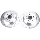 Power Stop 16-19 Honda Pilot Rear Evolution Drilled & Slotted Rotors - Pair - RPL Performance