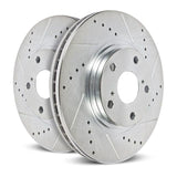 Power Stop 01-03 BMW 525i Rear Evolution Drilled & Slotted Rotors - Pair