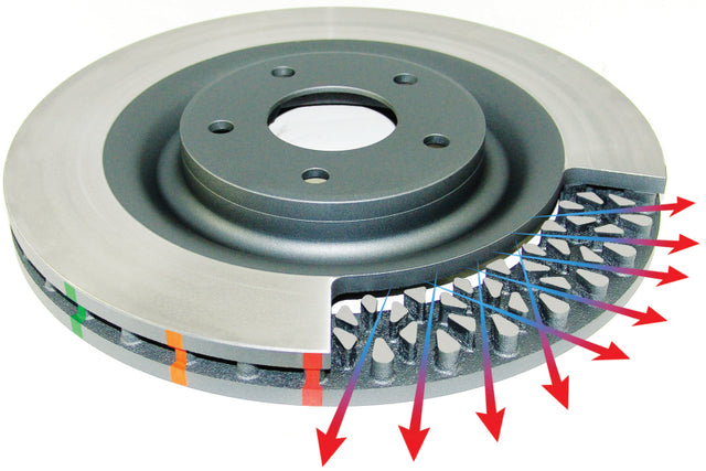 DBA 97-01 Integra Type R Front Slotted 4000 Series Rotor - RPL Performance