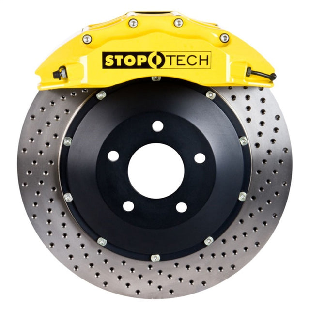 StopTech 00-05 Honda S2000 Yellow ST-60 Caliper 355x32mm Drilled Rotors Front Big Brake Kit - RPL Performance