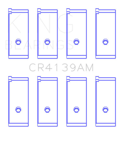 King Honda 91CI/1.5L D15A2/D15A3/D15B1/D15B2/D15B7/D15B8/D15Z1 (Size +0.25) Rod Bearing Set - RPL Performance