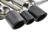 aFe POWER Takeda 2-1/2in to 2-1/4in 304SS Catback Dual-Exit Exhaust 17+ Honda Civic Type R w/CF Tips - RPL Performance