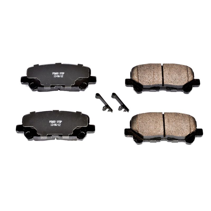 Power Stop 12-15 Honda Pilot Rear Z16 Evolution Ceramic Brake Pads - RPL Performance