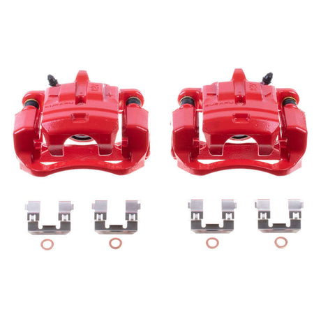 Power Stop 13-16 Scion FR-S Rear Red Calipers w/Brackets - Pair - RPL Performance