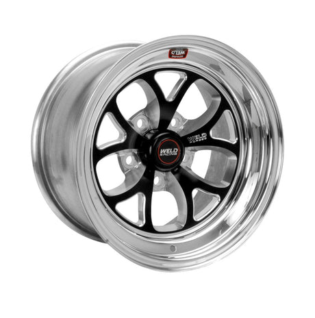 Weld S76 15x9 / 5x4.5 BP / 6.5in. BS Black Wheel (Medium Pad) - Non-Beadlock - RPL Performance