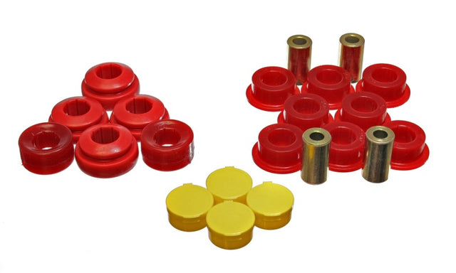 Energy Suspension 01-05 Honda Civic/CRX / 02-05 Civic Si Red Rear Control Arm Bushing Set - RPL Performance