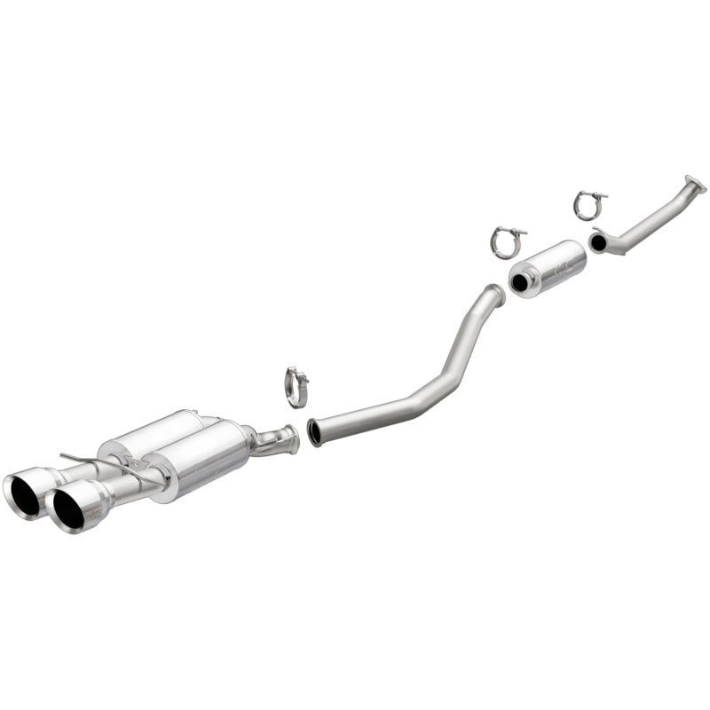 MagnaFlow 2017+ Honda Civic 1.5L 409 SS Single Exit Polished 4.5in Dual Tips Cat-Back Exhaust - RPL Performance