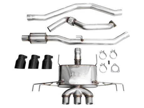AWE Tuning 2023 Honda Civic Type R FL5 Touring Edition Exhaust w/ Triple Diamond Black Tips - RPL Performance