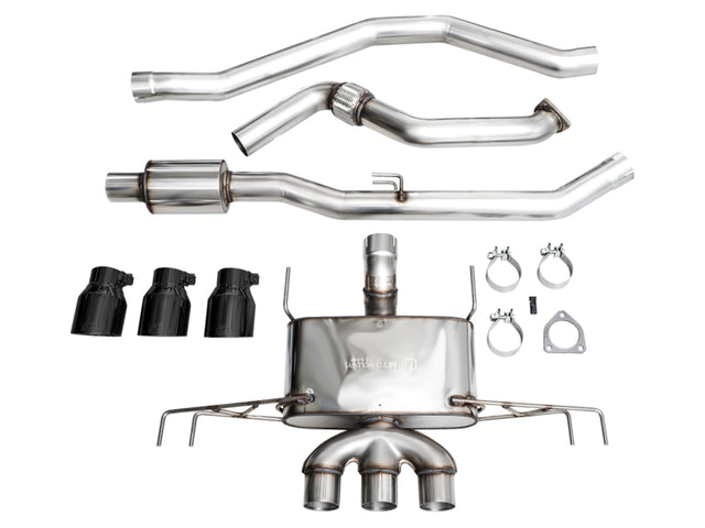 AWE Tuning 2023 Honda Civic Type R FL5 Touring Edition Exhaust w/ Triple Diamond Black Tips - RPL Performance
