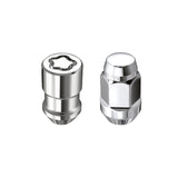 McGard 5 Lug Hex Install Kit w/Locks (Cone Seat Nut / Bulge) M12X1.5 / 3/4 Hex / 1.45in L - Chrome - RPL Performance